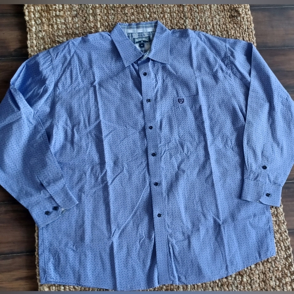 Panhandle purple mens western shirt sz XL